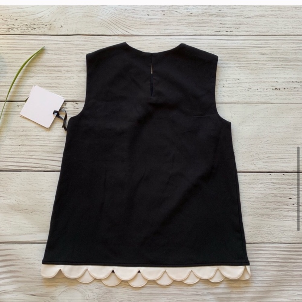 NWOT Victoria Beckham scalloped tank XS - Picture 4 of 8